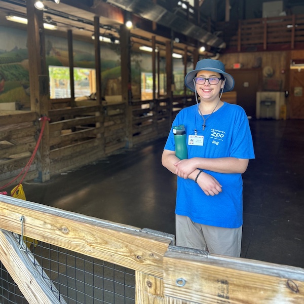Individual at the zoo with ARC Voyagers